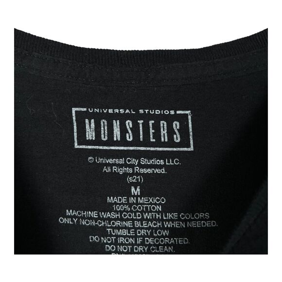 Monsters T-Shirt Adult Black Frankenstein Universal Studios Horror Tee M - Picture 4 of 4